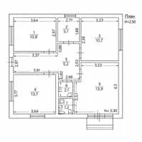 Дом 135 м² - миниатюра 2